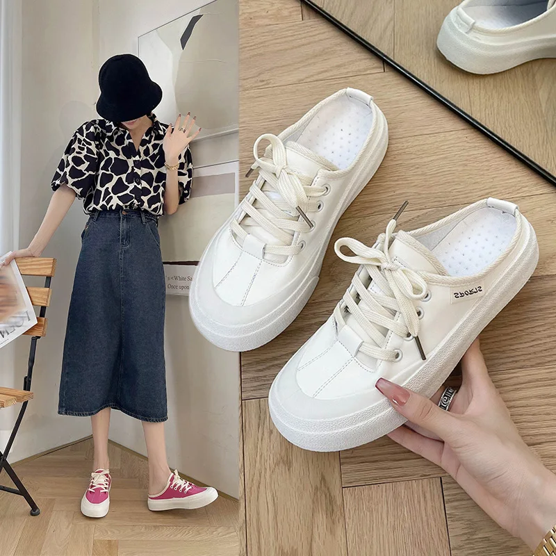 

Women's Canvas Sneakers Casual Half Shoes