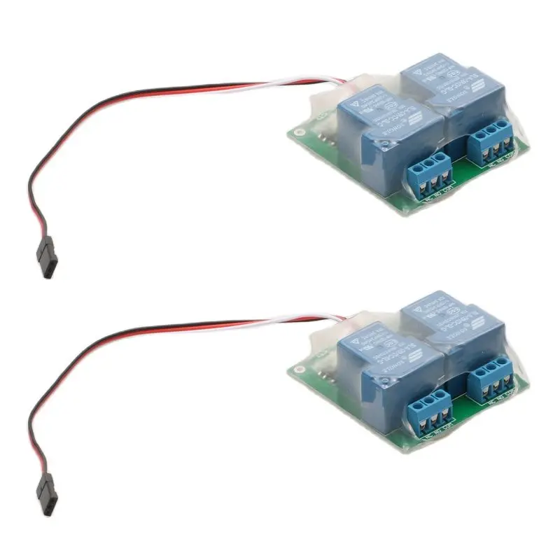 Interruptor de rel&eacute; PWM de doble v&iacute;a, m&oacute;dulo electr&oacute;nico de alta corriente Industrial, m&aacute;ximo 30A, 2 piezas, Q2, 1CH, para Dron RC, DIY, Acc-0