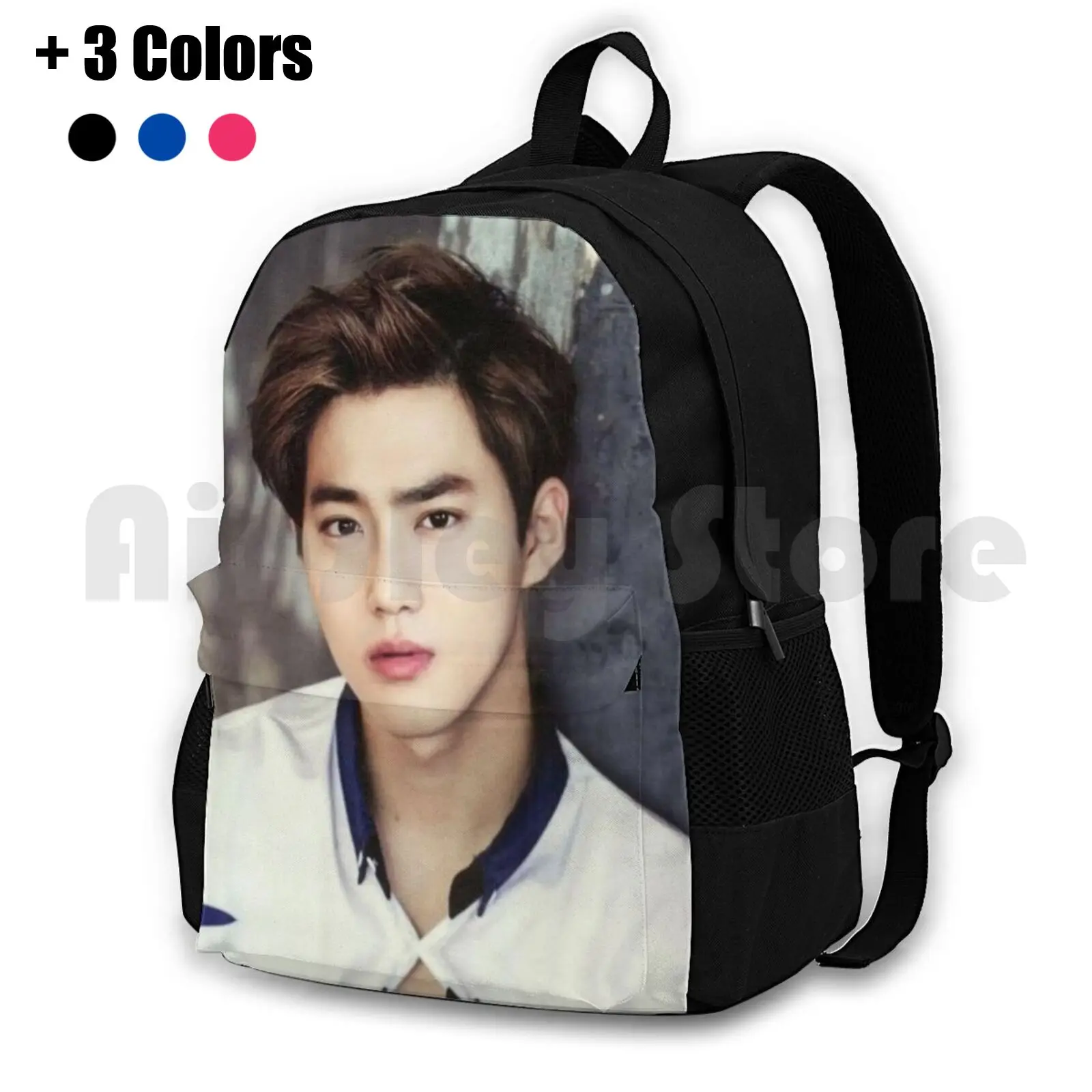 

Suho Singer Desing Outdoor Hiking Backpack Riding Climbing Sports Bag Suho Suho Corean Music Kpop