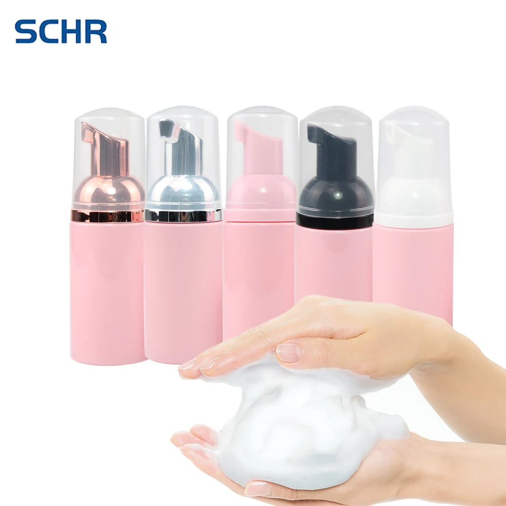 

6Pcs 30ml 50ml 60ml Plastic Foam Pump Bottle Empty Cosmetic container Cleanser Soap Shampoo Foaming Bottles Sample Bottle