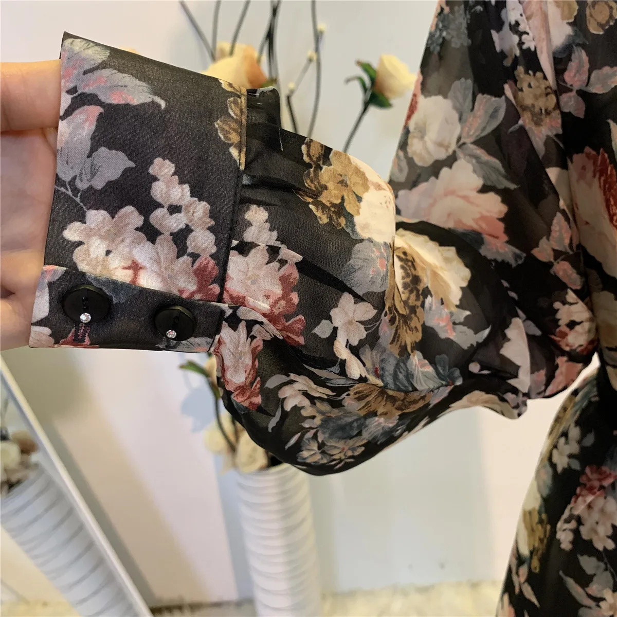 Тонкий свободный шифоновый мусульманский халат с длинным рукавом Кардиган Abaya