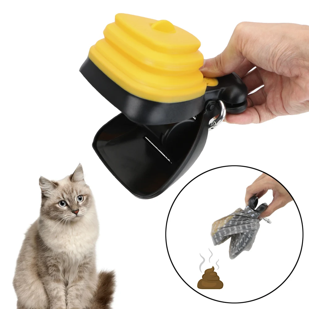

NICEYARD Dog Pet Travel Foldable Pooper Scooper With 1 Roll Decomposable Bags Clean Pick Up Excreta Cleaner Animal Pet Supplies