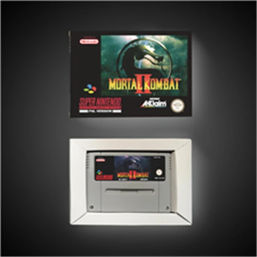 Mortal Kombat II 2 Европейская версия карта действия для игры с розничной