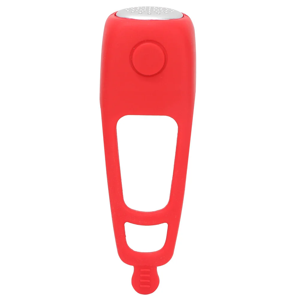 Mountain Bike Bicycle Handlebar Ringing Alarm Bell Electric Horn for Cycling(red)
