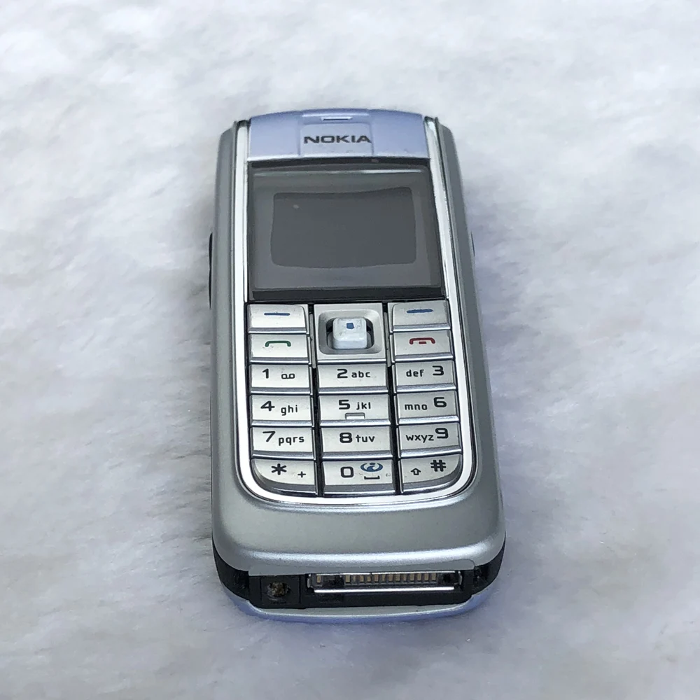 Мобильный телефон NOKIA 6021 разблокированный Восстановленный GSM трехдиапазонный Bluetooth Черный и подарок