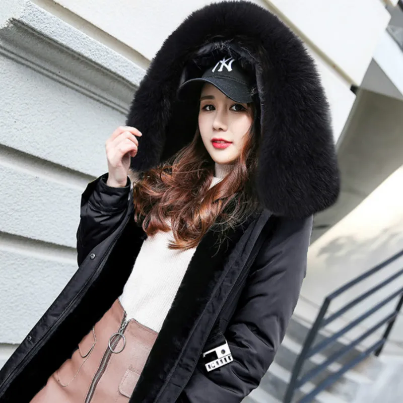 Женская парка с подкладкой из овечьего меха шерстяная куртка модель 2020 FXY2027YY827 |