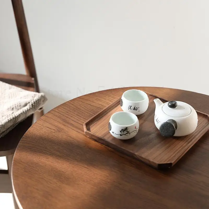 Ins Net черный кофейный столик японский Балкон современный минималистичный