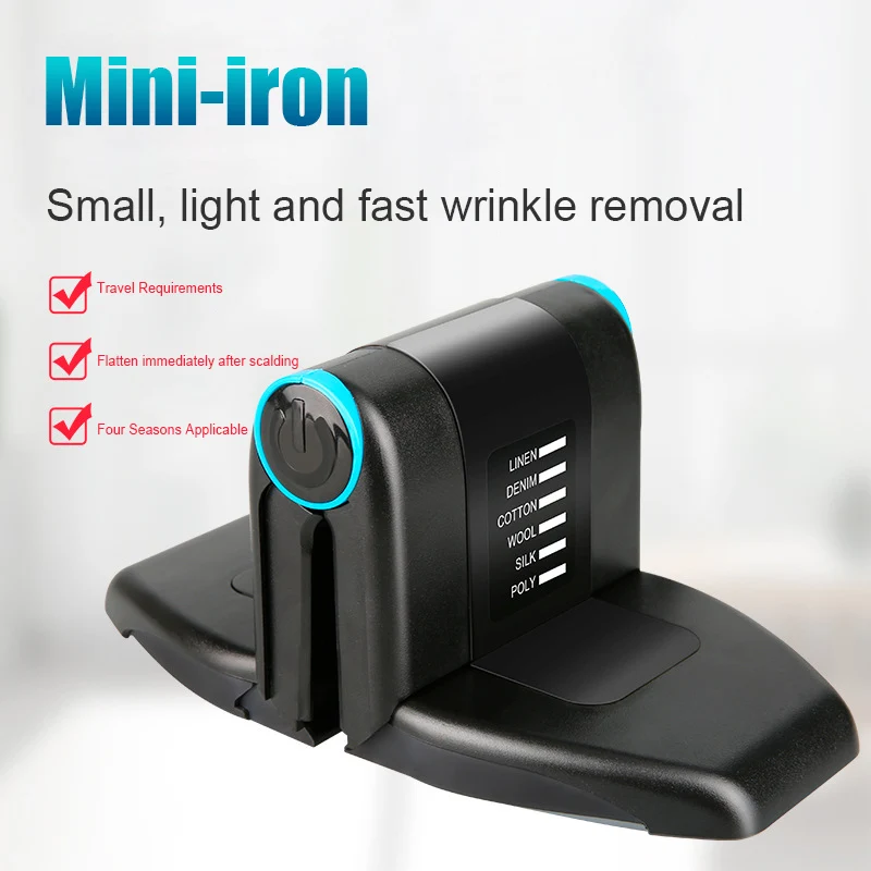 

Lightweight Folding Portable Mini Convenient Iron Travel Business Trip Artifact Clothes Quickly Ironing Practical Tool