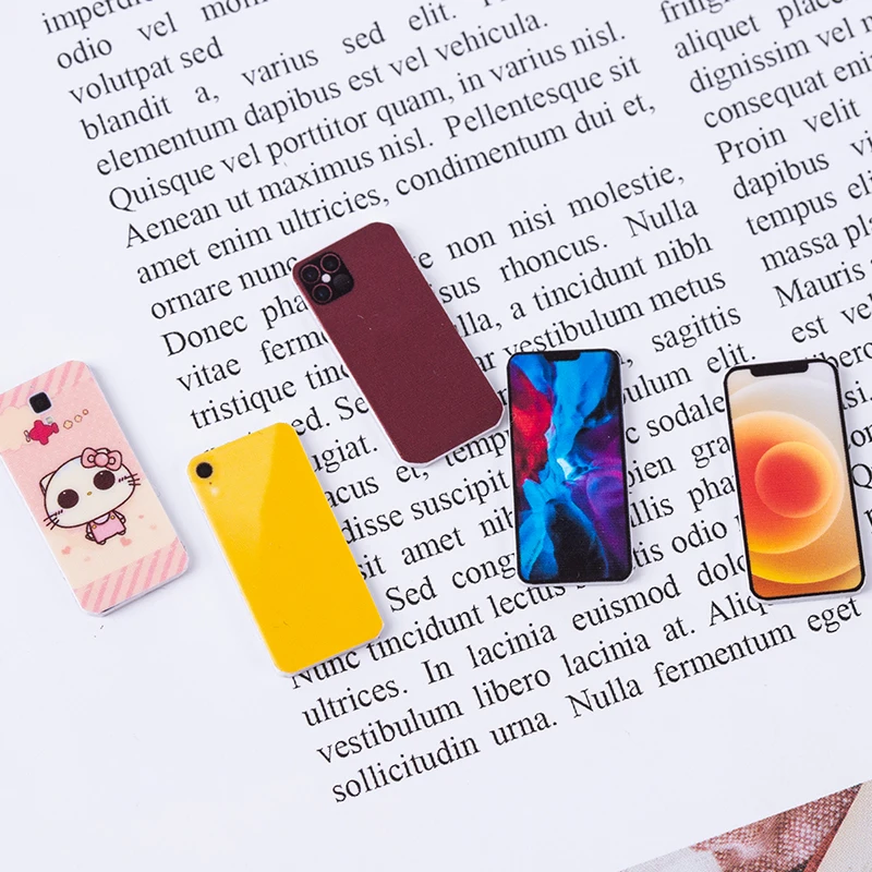 1/12 миниатюрный кукольный домик Mini iPad компьютерный набор телефон ролевая игра