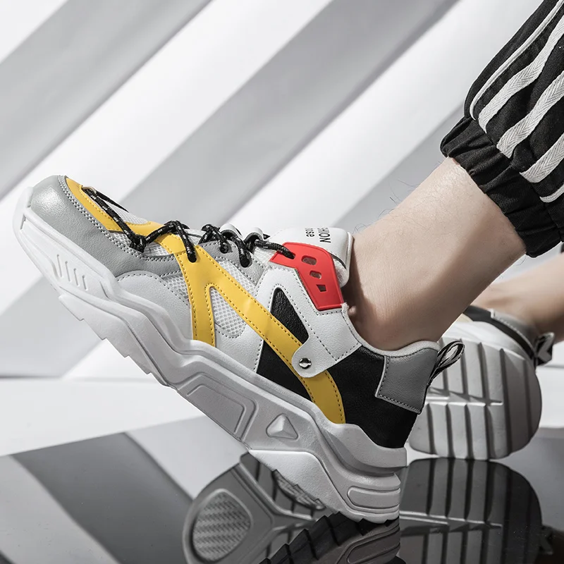 Мужская обувь 2020 Повседневные Дышащие теннисные новые кроссовки сетчатые