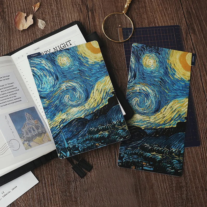 

Vintage Design Cool Night Art Theme Paper Board 96*187mm