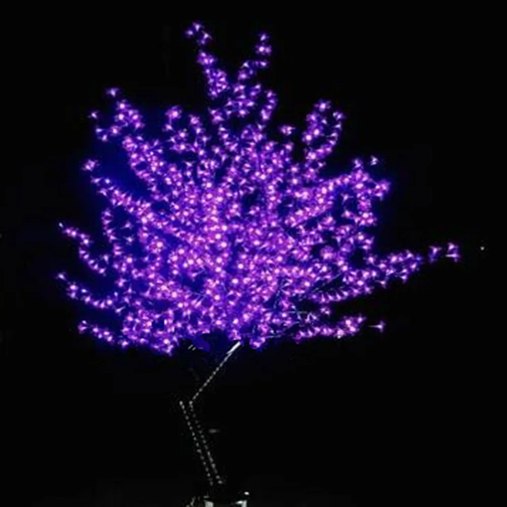 

Непромокаемые светодиодные искусственные огни в виде вишни/рождественской елки, 480 шт., Высота 1,5 м, 220 В переменного тока, семь цветов на выбор, бесплатная доставка