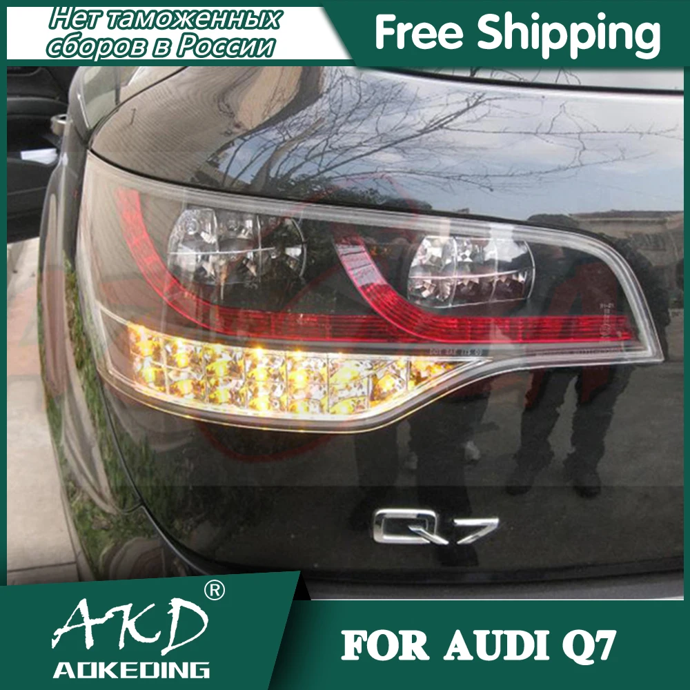 

Tail Lamp For Car Audi Q7 2006-2011 Q7 Tail Lights Led Fog Lights DRL Day Running Light Tuning Car Accessories