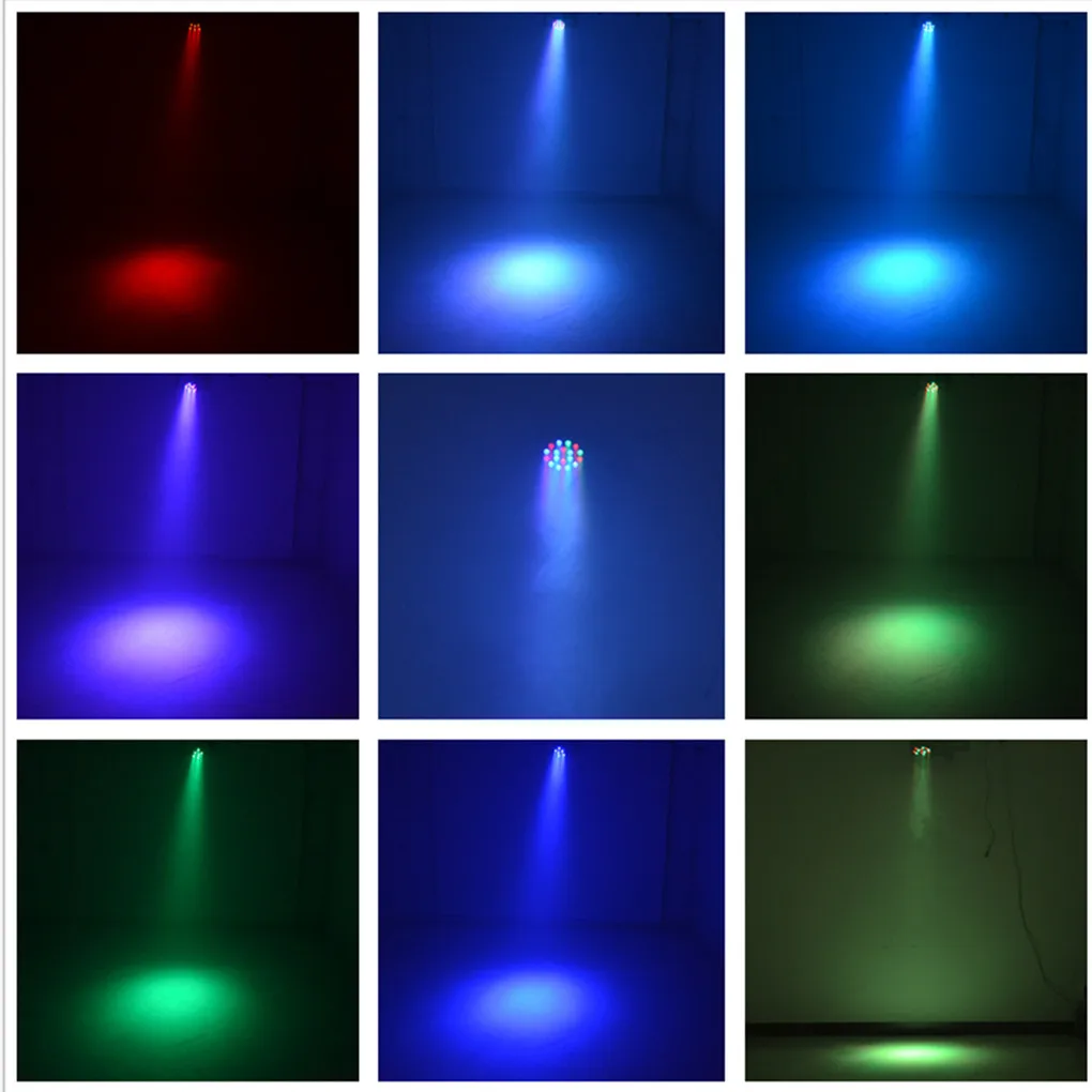 Портативный светодиодный прожектор RGB 18 вт DMX луч диско шар барный проектор