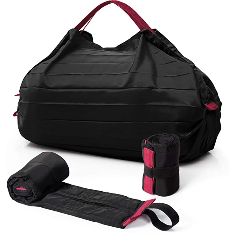 

Mini Reusable Compact Grocery Bags Lightweight Foldable Tote Shopping Handbag Waterproof Eco-Friendly Shoulder Bag
