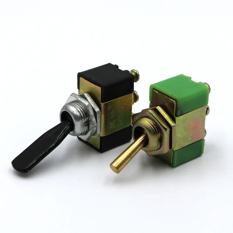 DC 12V 15A ВКЛ ВЫКЛ 3 позиции клеммы переключателя ручка из меди/пластика switch