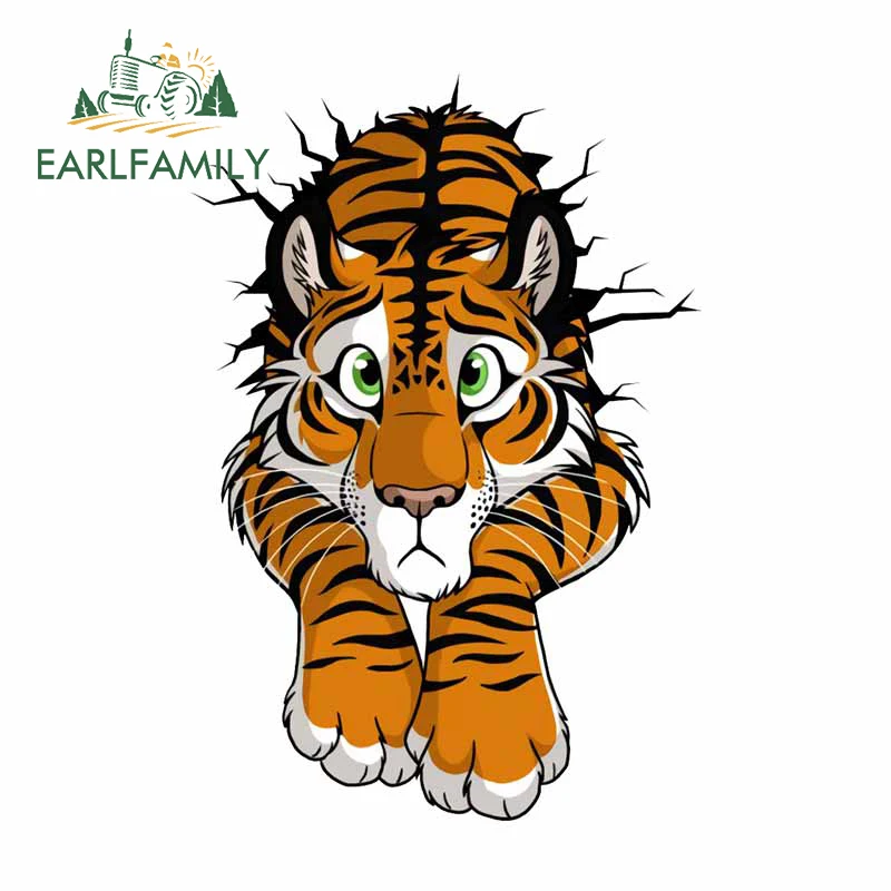 

EARLFAMILY 13cm x 8.9cm for Annoyed Car Stickers Waterproof Occlusion Scratch Decal Sunscreen Personality Laptop Decor Car Label