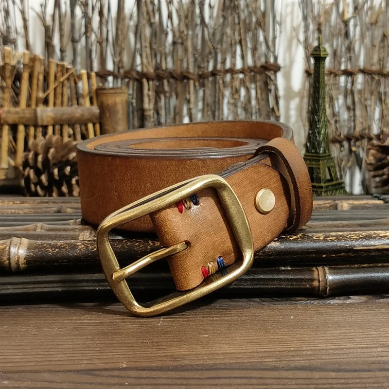 

Ремень мужской из натуральной коровьей кожи шириной 3,8 см