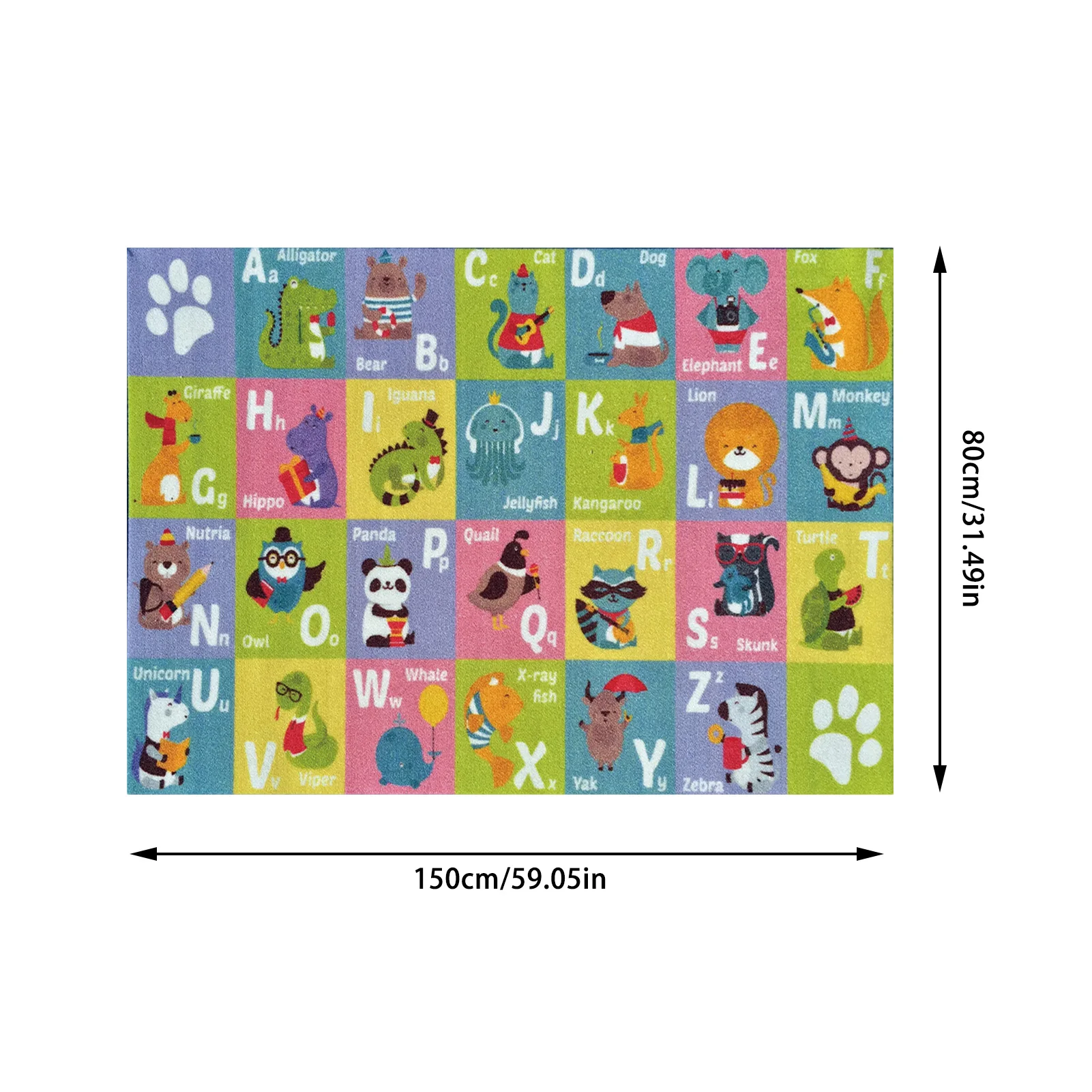 

Baby Play Mat Toys Foldable Soft Playmat Non Slip Velvet Crawling Mat Baby Shower Gift