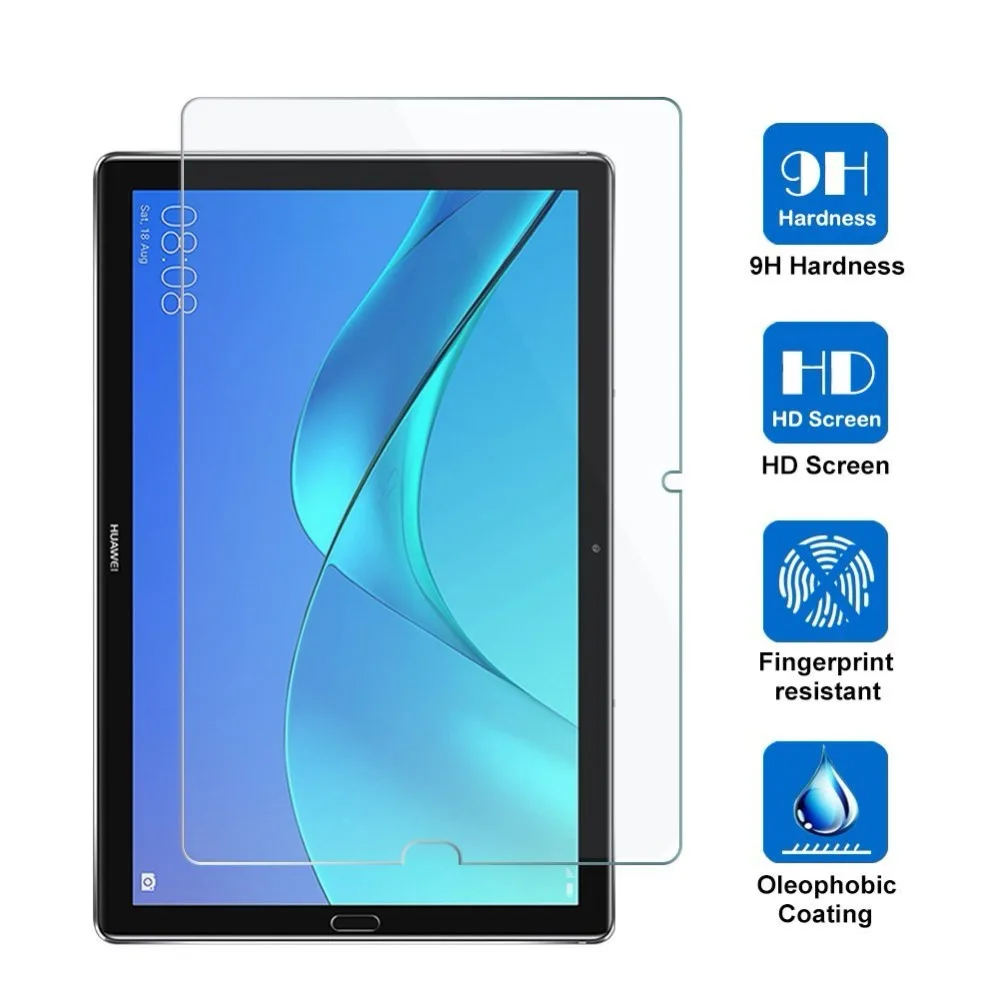 Защитная пленка для экрана планшета для huawei MediaPad M5 Pro 10,8 ''8,4 Lite 10,1 8, закаленное стекло, медиа-планшет T3 7 8 10 дюймов, Wifi, 4G СТЕКЛО