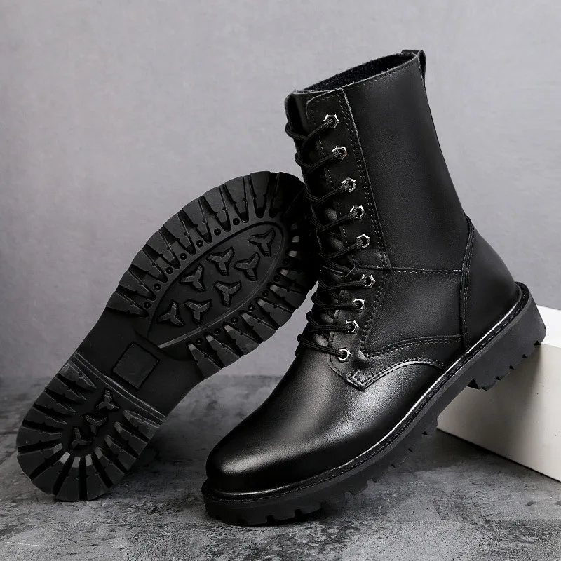 

Men Boots Fashion Men Winter Shoes Genuine Leather Super Warm Winter Sneakers Male Fur Plush Warm Snow Boots Large Size