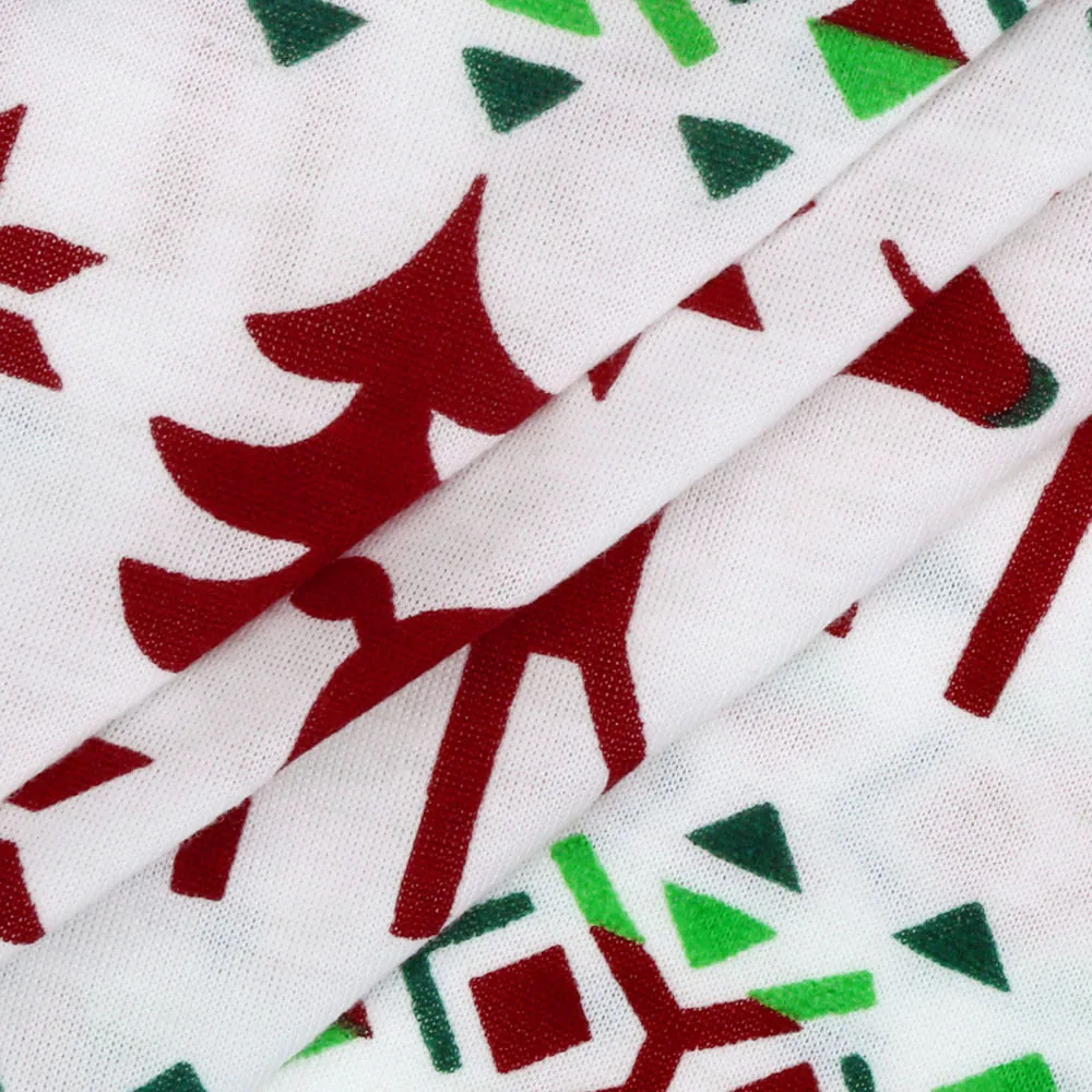 Зимняя Рождественская Пижама женский домашний костюм Печать оленей пижама с