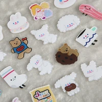 acrylic brooch cartoon cute poodle dog badge small pin female student clothes bag pendant jewelry