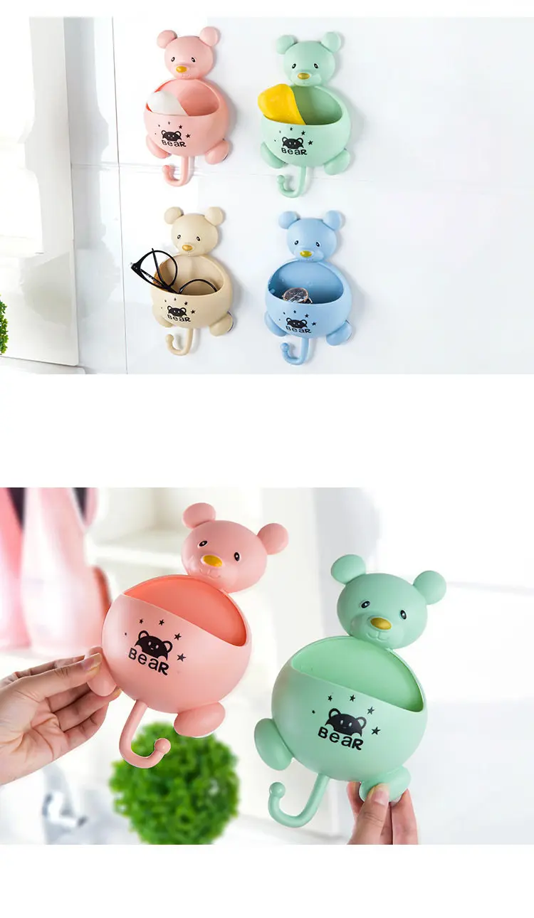 Soap Box Drain Sponge Holder Bathroom Storage Organizer Wall Hanging Storage Rack Soap Shelf Kitchen Accessories