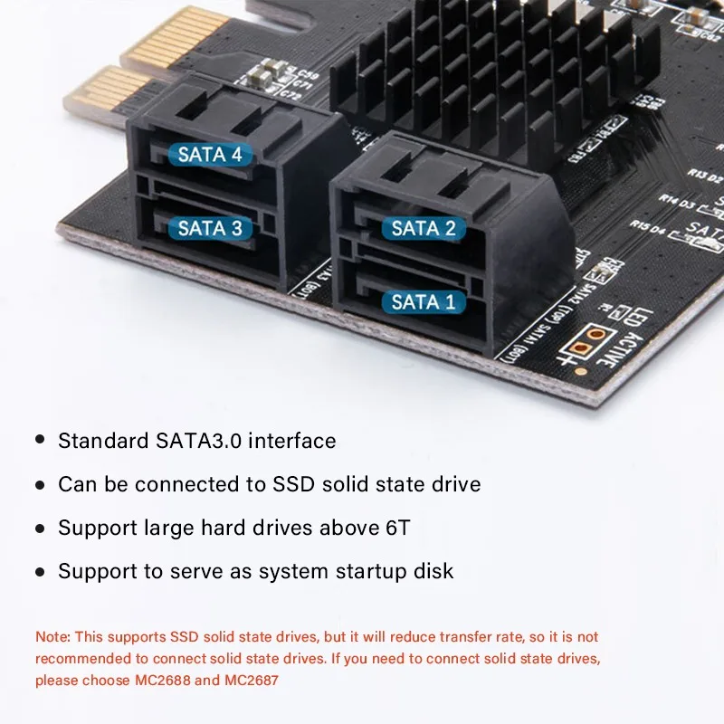 плата pci e к sata 30 адаптер pci e 1x карты pci express