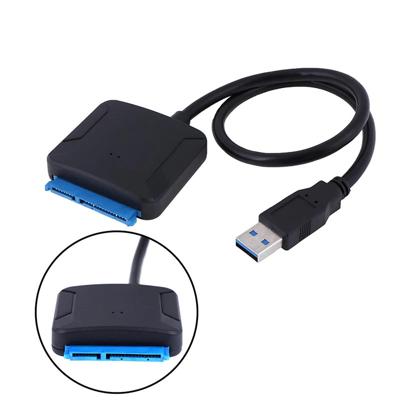 

Кабель-Переходник USB 3,0 к Sata, кабель-конвертер USB3.0 для жесткого диска, адаптер для HDD SSD