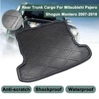 cargo liner boot tray for mitsubishi pajero v97 shogun 2007 2008 2009 2010 2018 rear trunk cover carpet kick pad matt mat floor