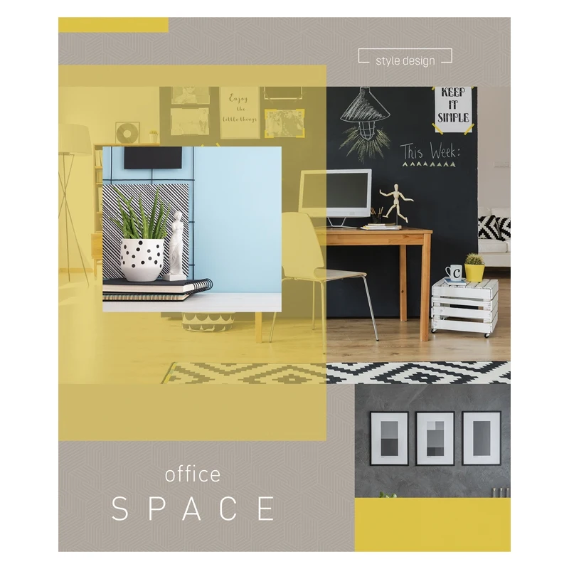 Тетрадь 60л. А5 клетка ArtSpace &quotОфис. Office space&quot 5 штук в упаковке микс дизайнов |