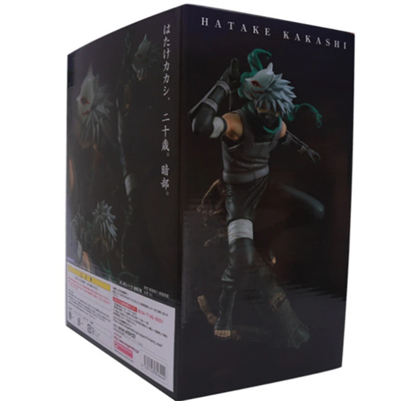 

Naruto Shippuden Anime Shadow Ninja Wood Leaf White Wolf Hatake Kakashi PVC Collectible Toy Figma Gift Toy