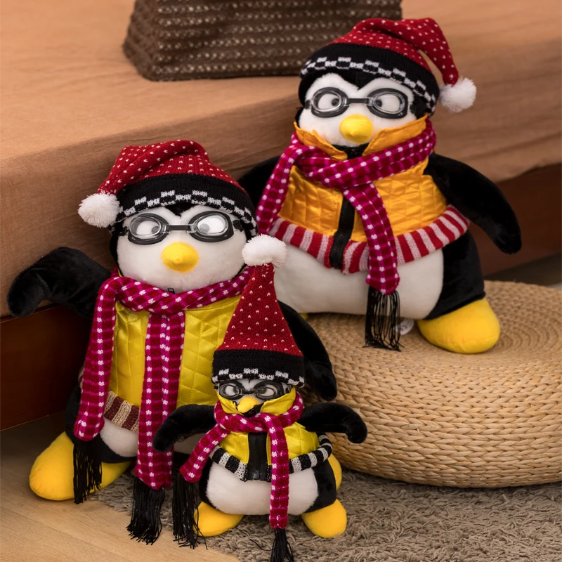 27/45 см друзей Hugsy пингвин плюшевые игрушки вокруг друзья куклы милые Рейчел