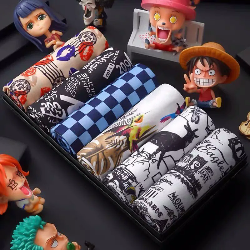 Men's Underwear Boxers Cotton Fashion Printing Men's Underwear Boxers Men's Underwear Boxers