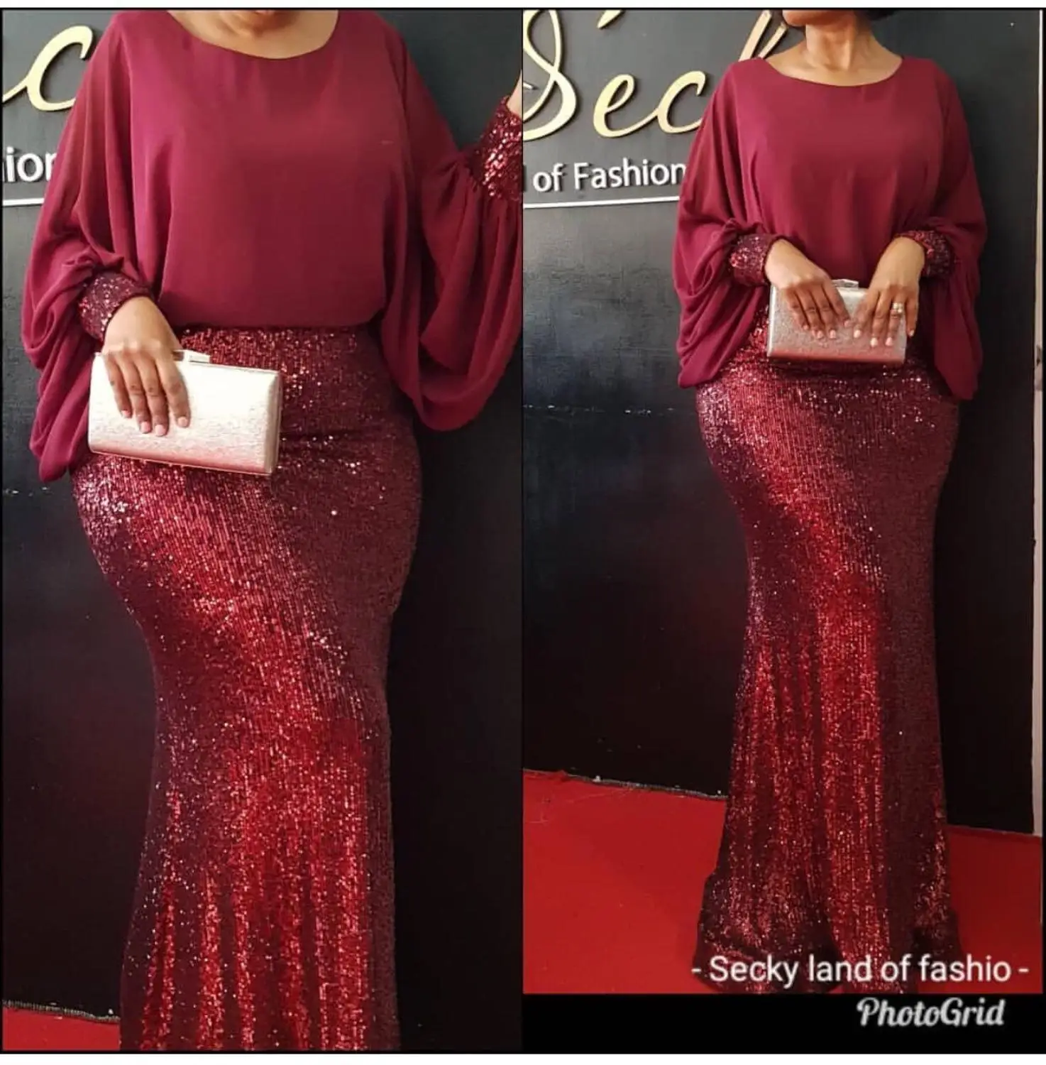 Африканский дизайн блестки Дашики платье базин Шелковый шифон рукав летучая