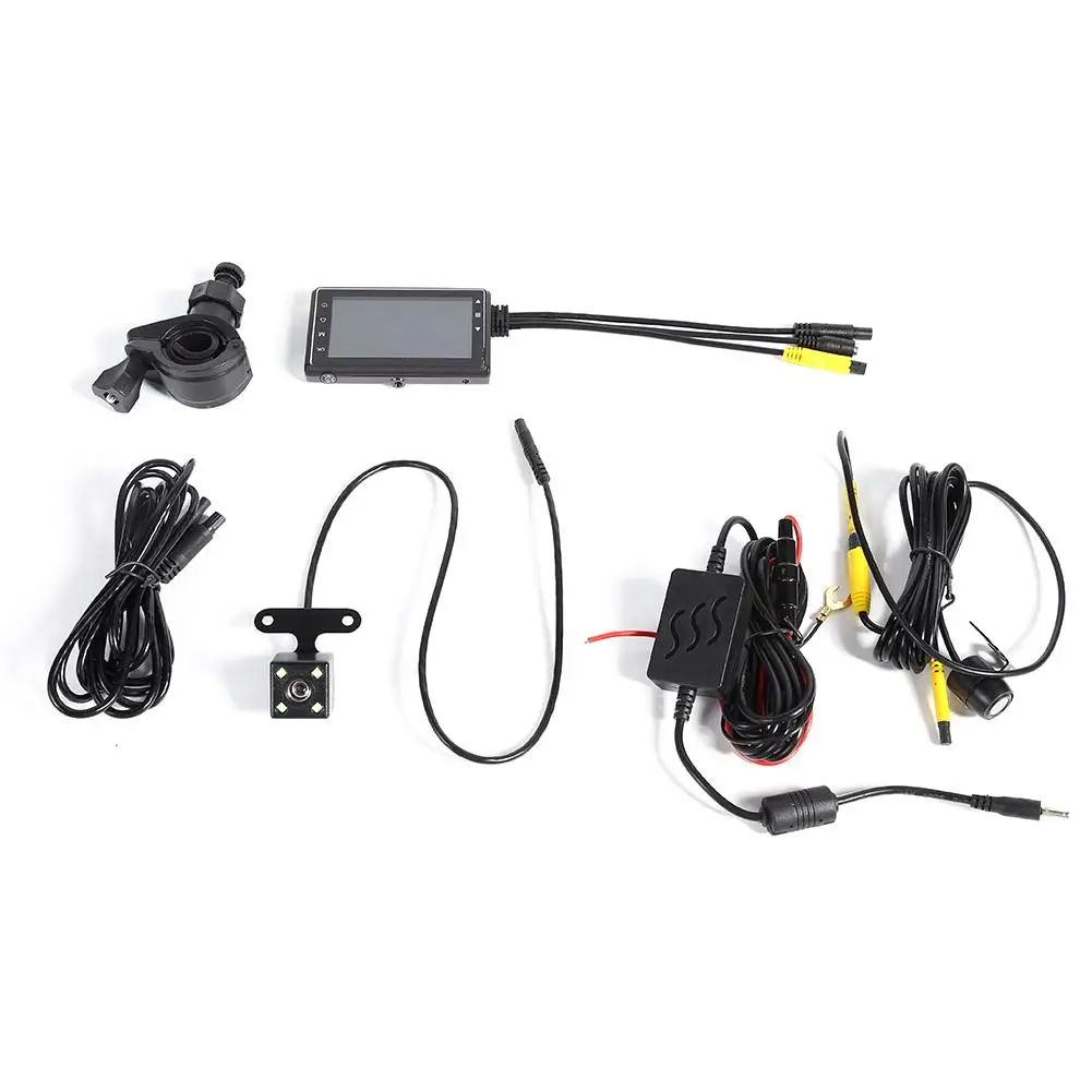 

SE600 Motorcycle DVR Dashcam 3.0" Front Rear View Dual Camera 1080P HD G-sensor Motorbike Driving Video Recorder Dash Cam