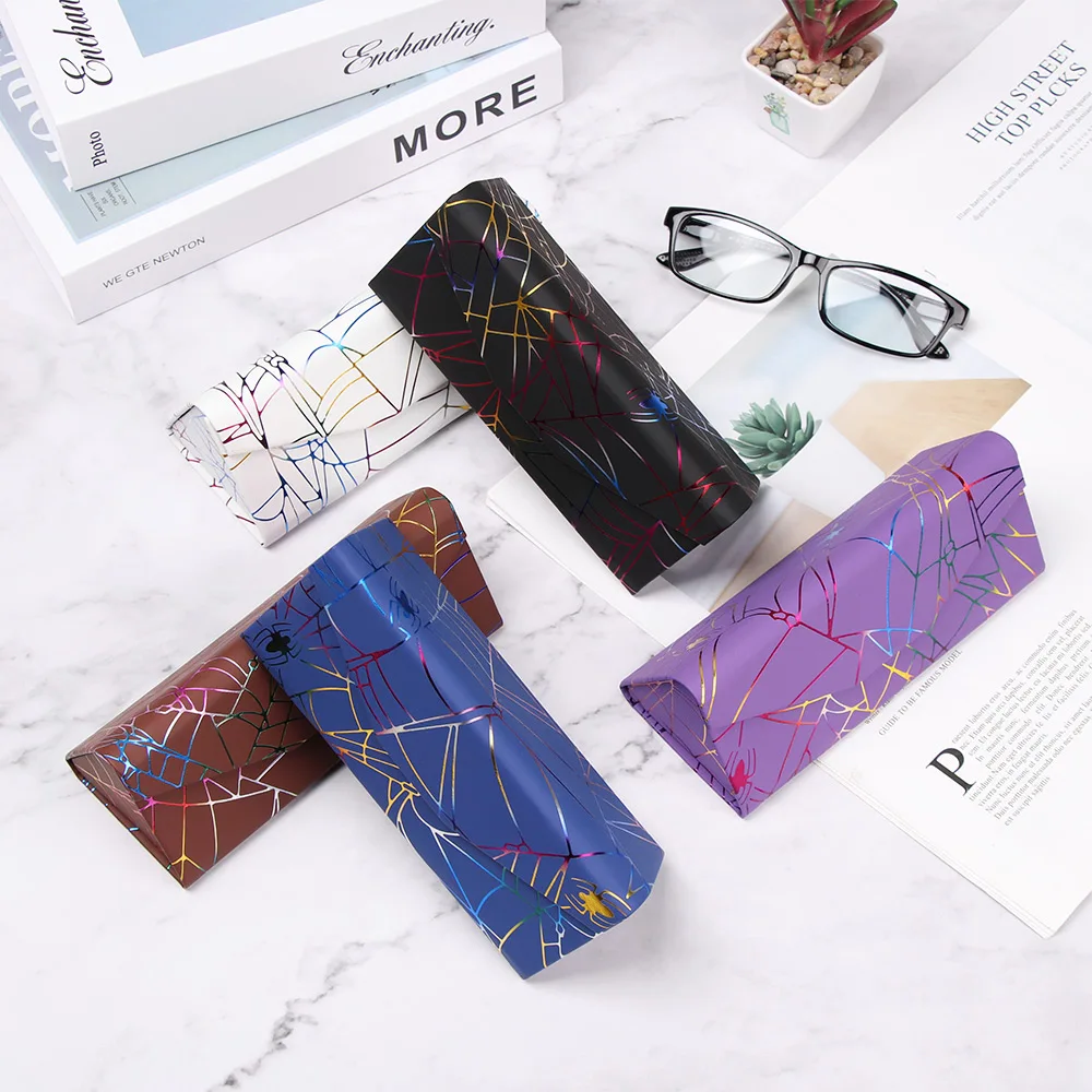 Новинка унисекс Чехол для очков близорукости складной ПУ водонепроницаемый