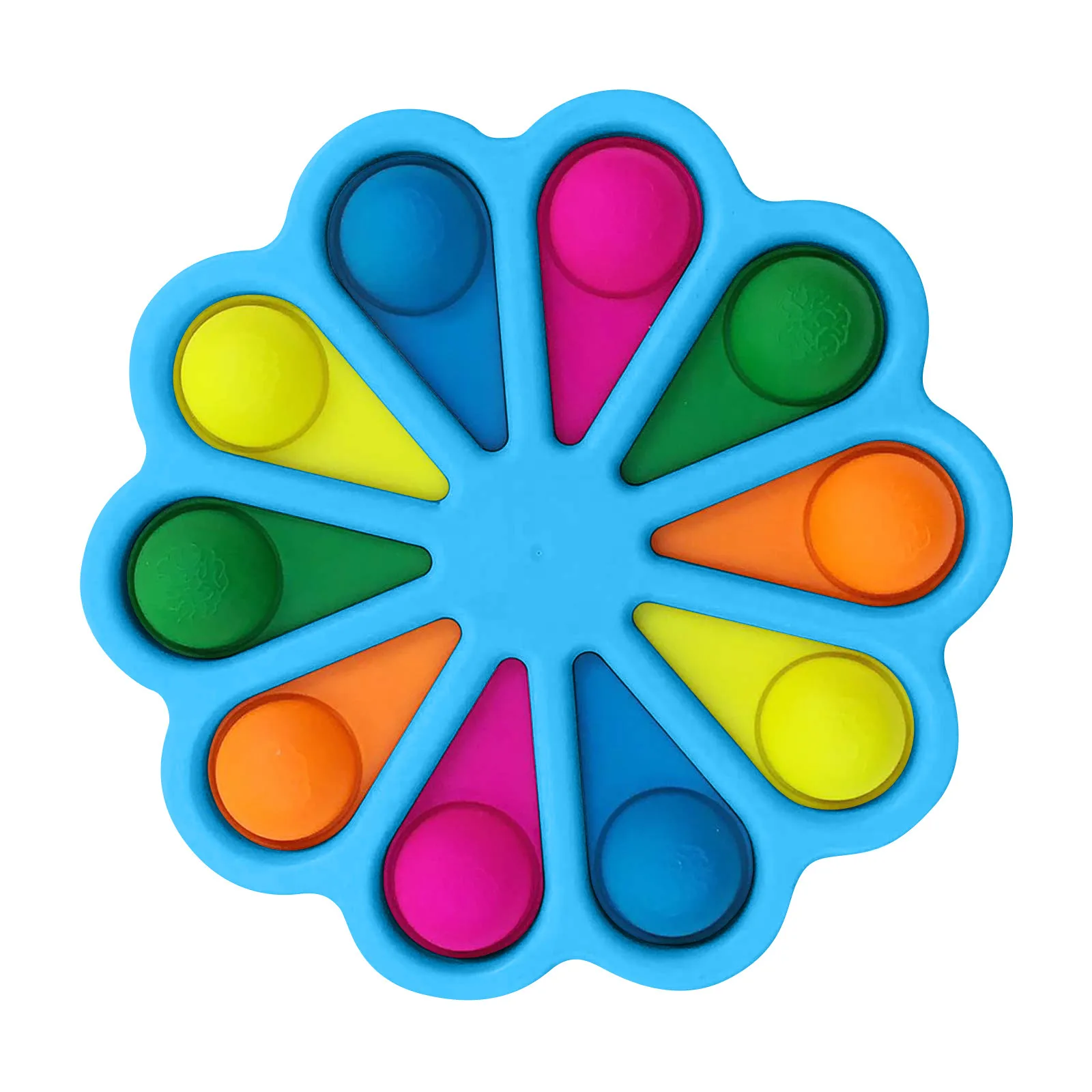 

simple dimple fidget Toy Stress Relief Hand Toys for Kids Easy to use Soft Silicone Decompression toys Antistress