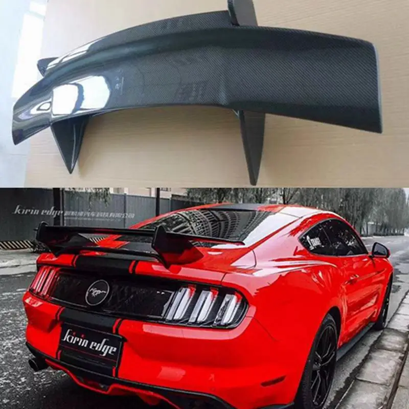 Высокое качество углеродного волокна заднего крыла туловища спойлер для Ford Mustang