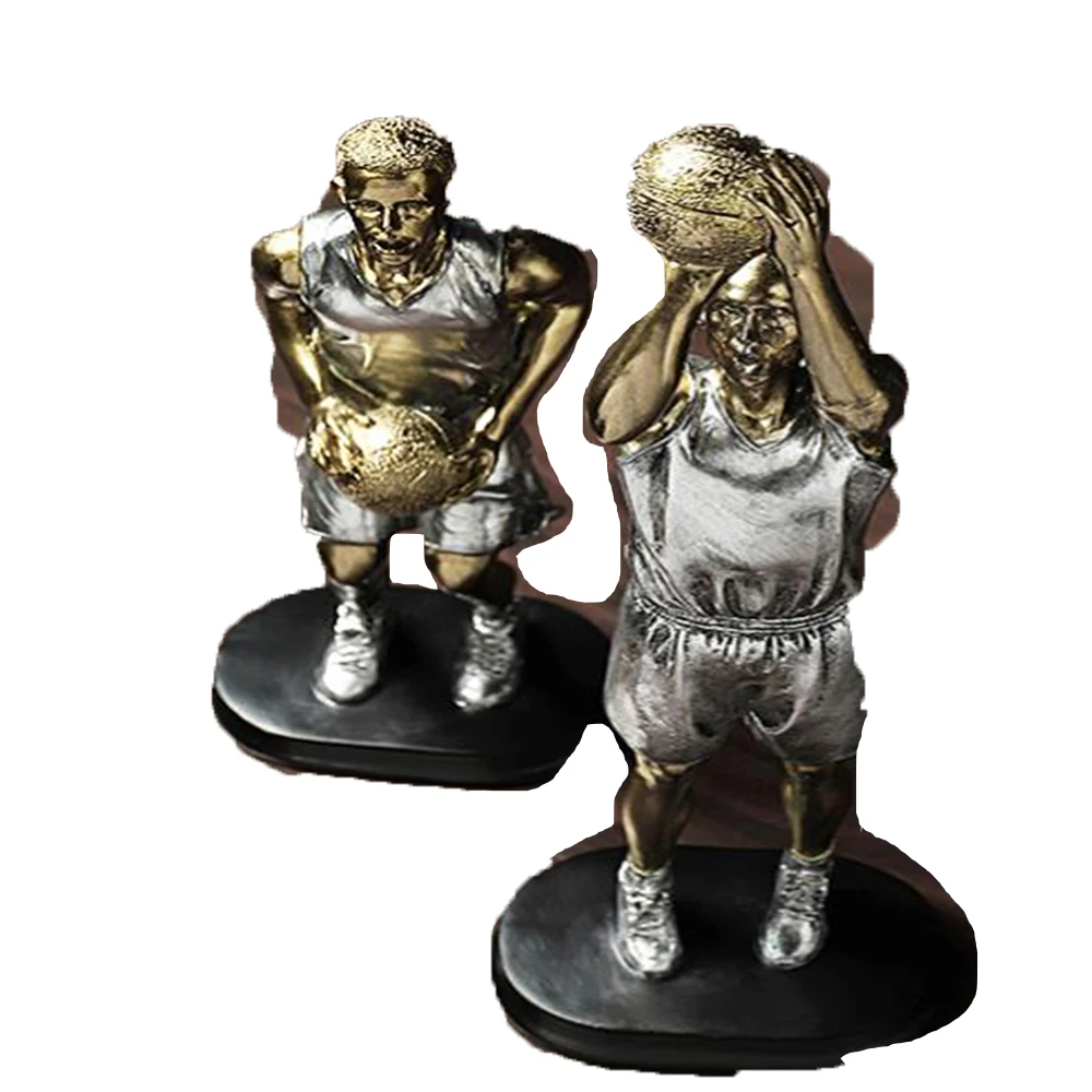 

Simple Creative Basketball Sports Sculpture People's Ornaments Modern Home Living Room Wine Cabinet TV cabinet Ornaments