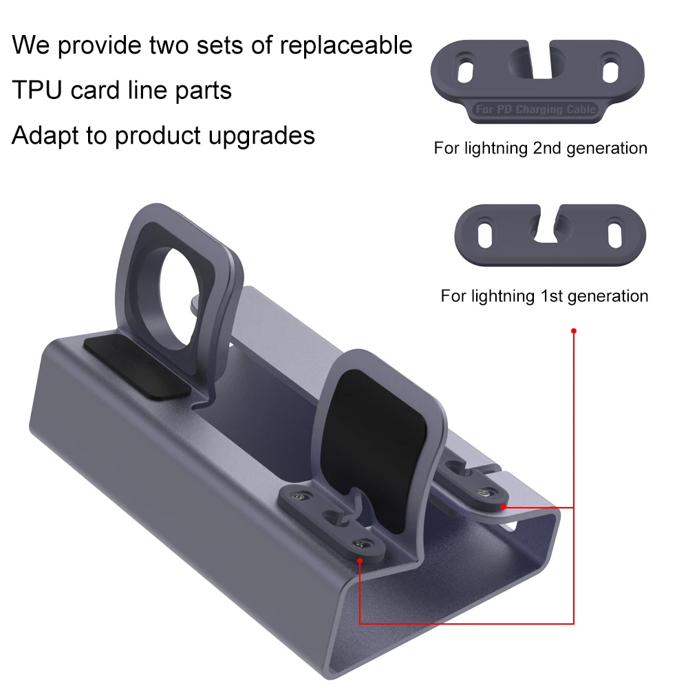 phone holder 3 in 1 charging dock holder for iphone x xr max 8 7 6 aluminum charging stand dock station for apple watch airpods free global shipping