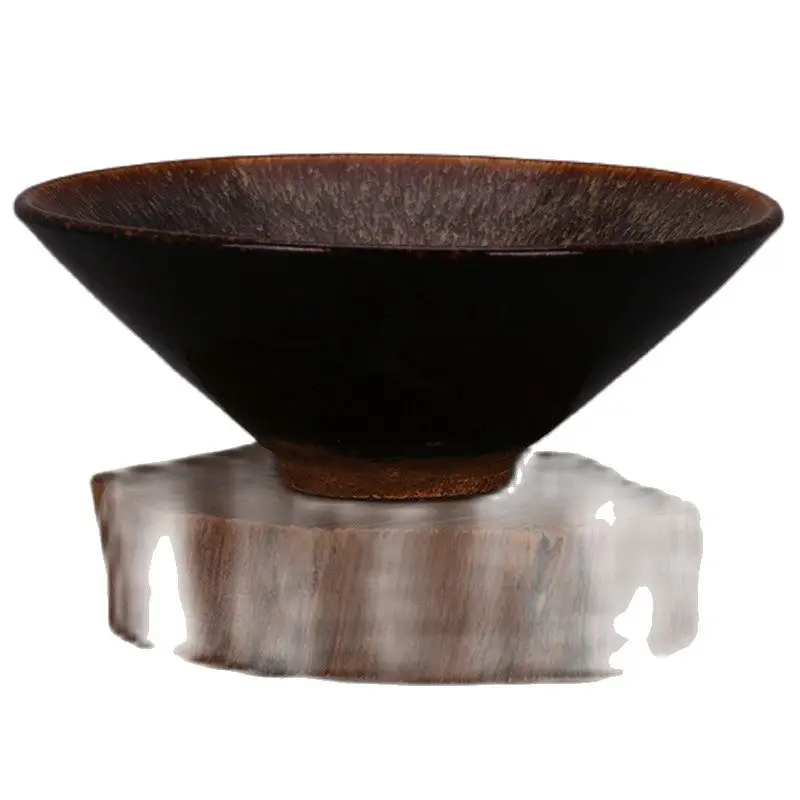 Collection: Song Jizhou kiln flower glaze Wujin exquisite hat bowl
