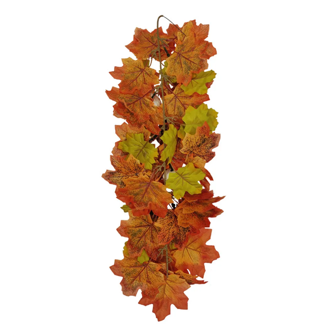 

Artificial Maple Leaf Vine Wall Hanging Background Decoration Holiday Decor