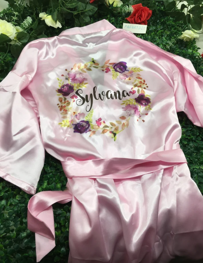 Изготовленный на заказ для дня рождения с цветочным принтом вечерние подарки