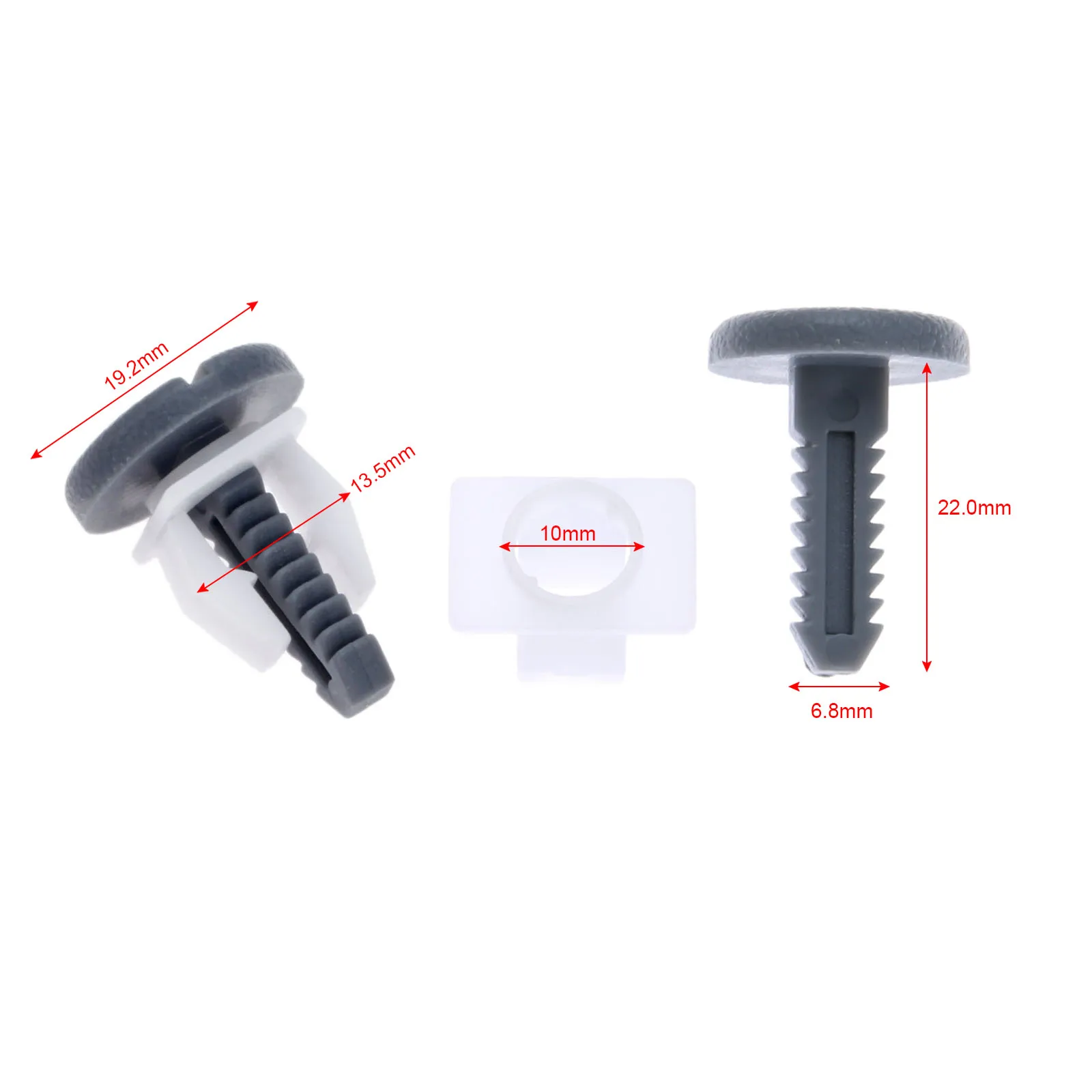 50 шт. задняя панель автомобильной двери с фиксированным зажимом подходит для BMW