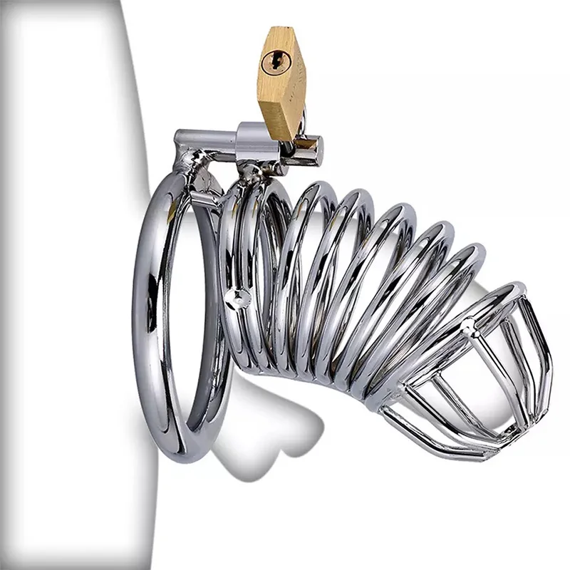 Мужская клетка верности кокетлинг металлический пенис замок кольцо на член БДСМ