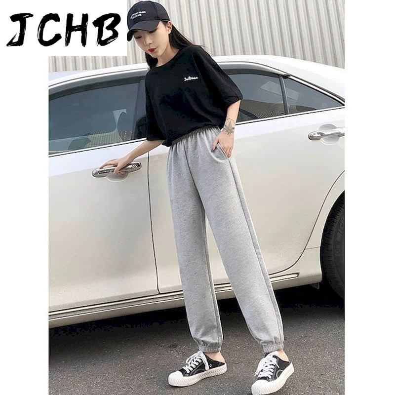 

2021 New Autumn Winter Velvet Preppy Style Long Pants Women Loose Casual Solid Sraight Pencil Pants Students Clothing