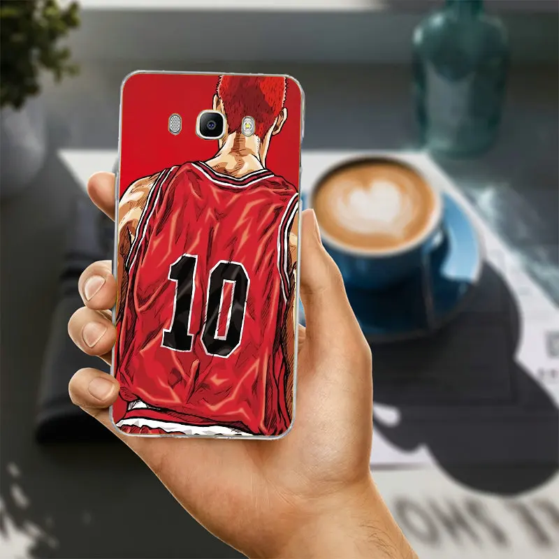 Мягкий чехол из ТПУ для Samsung Galaxy A3 A5 A7 A8 J1 J3 J4 J5 J6 J7 J8 2015 2016 2017 2018 аниме Slam Dunk Kuroko |