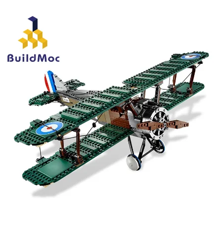 BuildMOC 10226 Эксклюзивная коллекция игрушек серии Sopwith Camel наборы блоков кубики